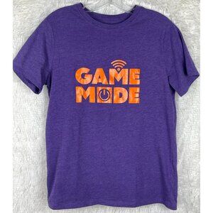 Cat & Jack Boys XL (16) Husky Purple Short Sleeve T-Shirt "Game Mode" Orange